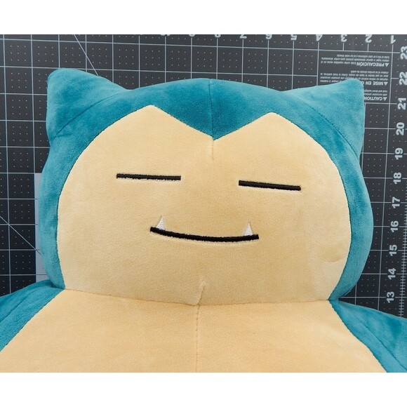 Pokémon Snorlax 22 In Plush Stuffed Toy Game Freak 2022 Blue Nintendo Creature - Picture 2 of 11